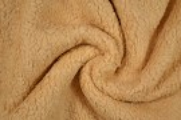 Kuscheldecke Teddyfell dunkelbeige